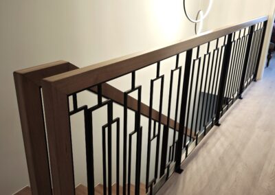 Balustrady z pochwytem drewnianym