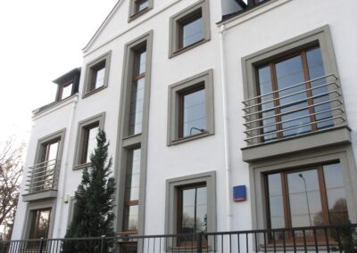 Balustrada francuska ze stali nierdzewnej