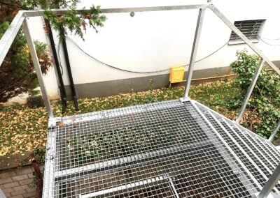 Schody techniczne ocynkowane ogniowo