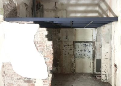 Konstrukcja stalowa antresoli - pod pełną zabudowę