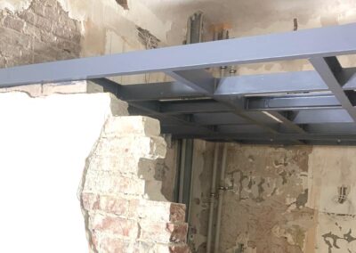 Konstrukcja stalowa antresoli - pod pełną zabudowę